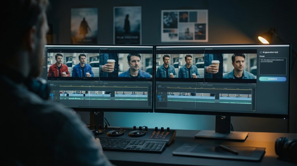 Serves as the hero visual for the article contrasting glitch