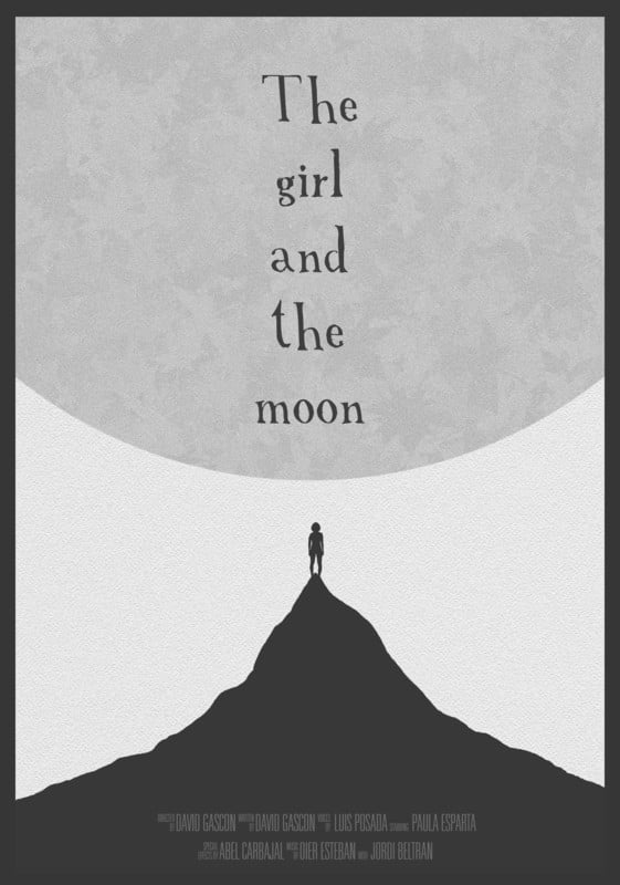 The girl and the moon
